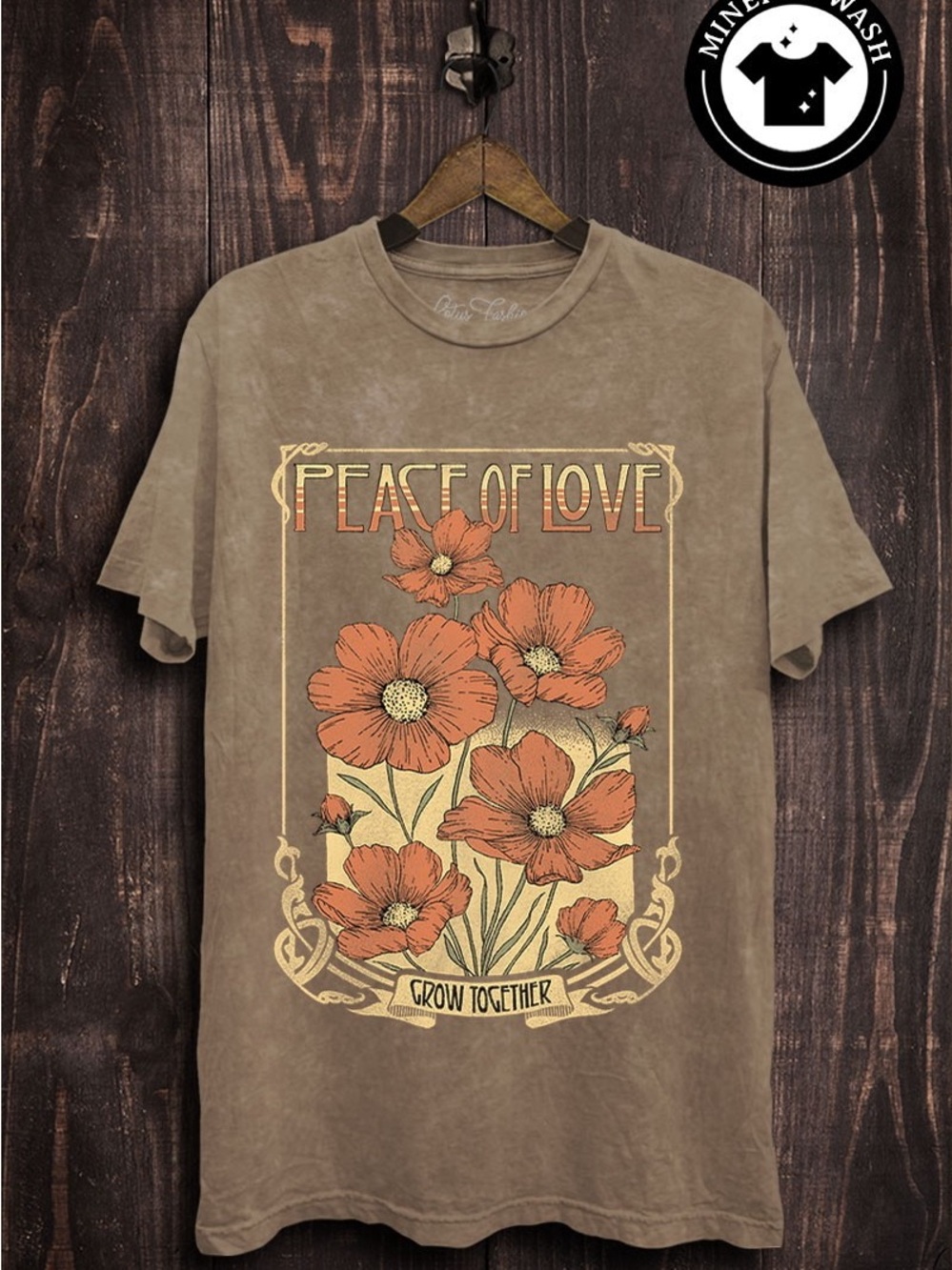 Lotus Fashion Peace of Love Boyfriend Tee